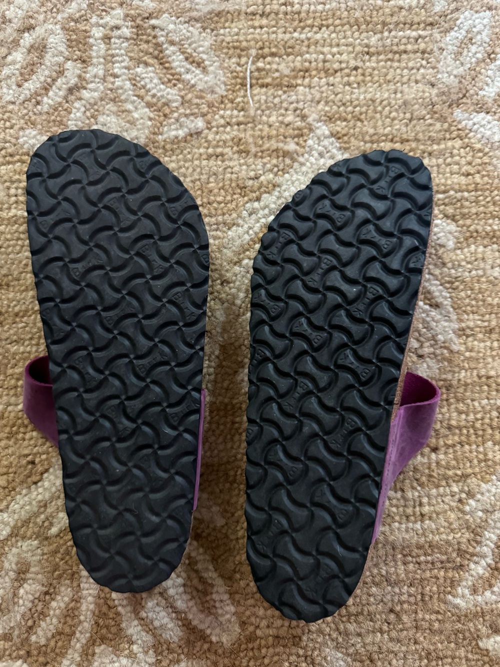 Purple Braided Birkenstock Sandals maroon like new size 42 - Picture 4 of 4